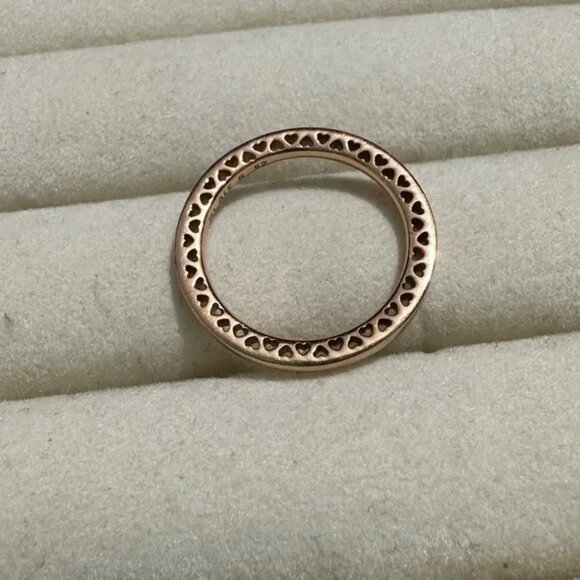 PANDORA ROSE GOLD RING - Picture 4 of 4